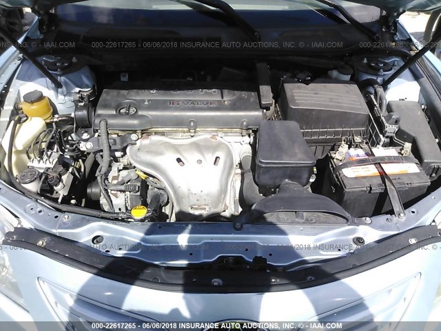 4T1BE46K99U907051 - 2009 TOYOTA CAMRY SE/LE/XLE Light Blue photo 10