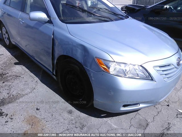 4T1BE46K99U907051 - 2009 TOYOTA CAMRY SE/LE/XLE Light Blue photo 6