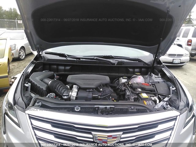 1GYKNFRS0JZ212809 - 2018 CADILLAC XT5 PREMIUM LUXURY GRAY photo 10