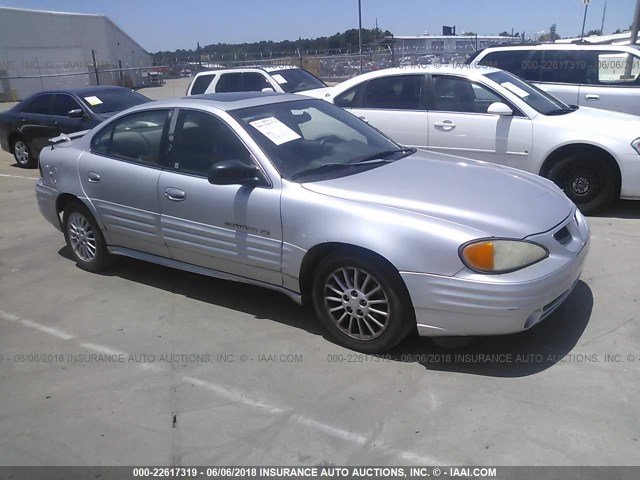 1G2NF52T11M533336 - 2001 PONTIAC GRAND AM SE1 SILVER photo 1