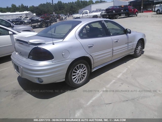 1G2NF52T11M533336 - 2001 PONTIAC GRAND AM SE1 SILVER photo 4