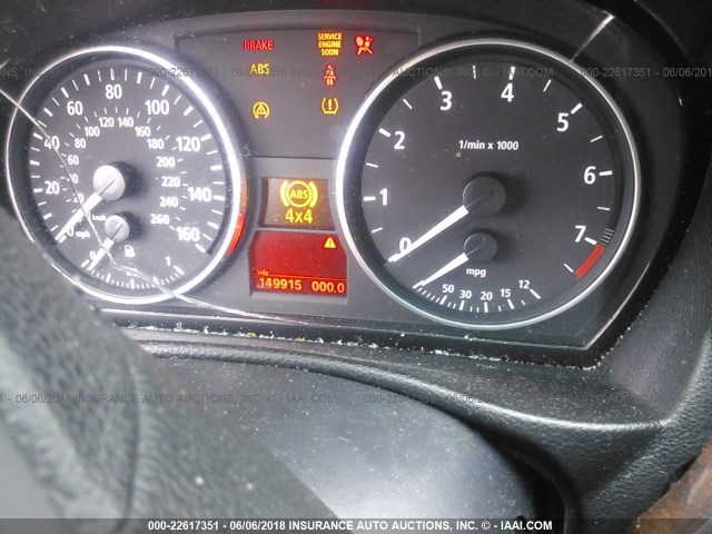 WBAVD33536KV61287 - 2006 BMW 330 XI BLUE photo 7