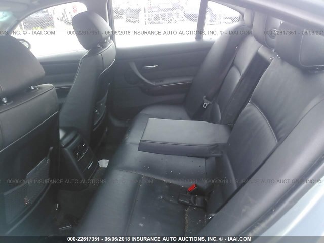 WBAVD33536KV61287 - 2006 BMW 330 XI BLUE photo 8