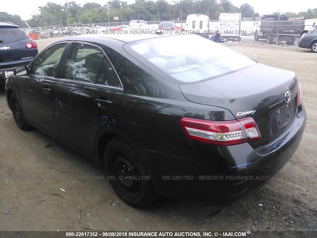 4T1BF3EK9AU559278 - 2010 TOYOTA CAMRY SE/LE/XLE GREEN photo 3