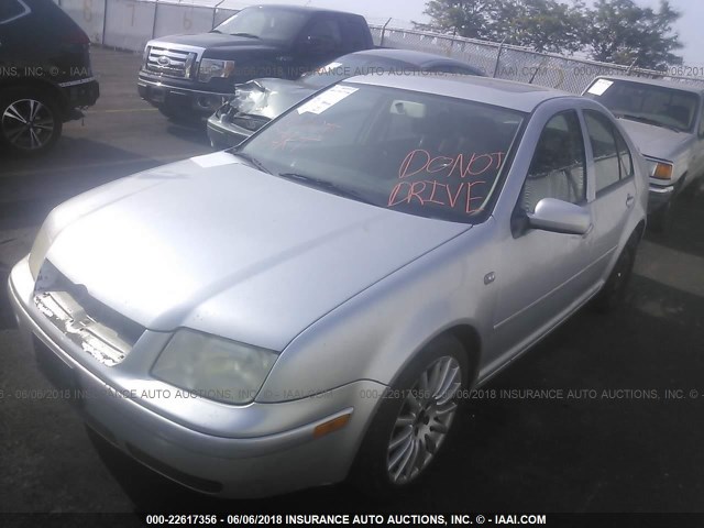 3VWPE69M83M193716 - 2003 VOLKSWAGEN JETTA WOLFSBURG 银色 照片 2