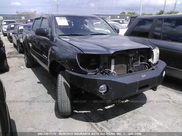 3TMLU42NX9M025001 - 2009 TOYOTA TACOMA DOUBLE CAB ნაცრისფერი ფოტო 1
