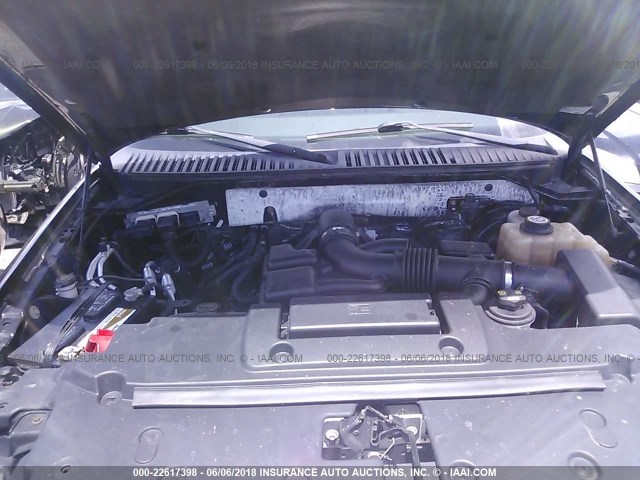 1FMFU18528LA30756 - 2008 FORD EXPEDITION EDDIE BAUER შავი ფოტო 10