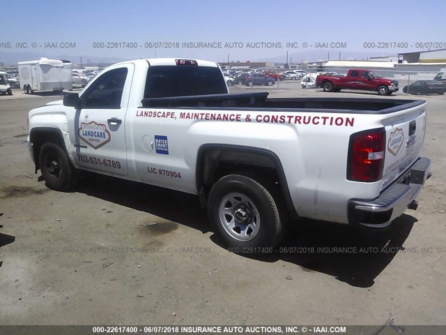 1GTN1TEC1FZ904127 - 2015 GMC SIERRA C1500 WHITE photo 3