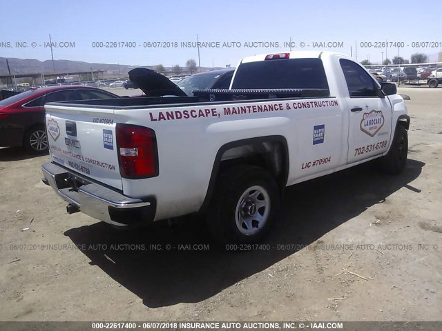 1GTN1TEC1FZ904127 - 2015 GMC SIERRA C1500 WHITE photo 4