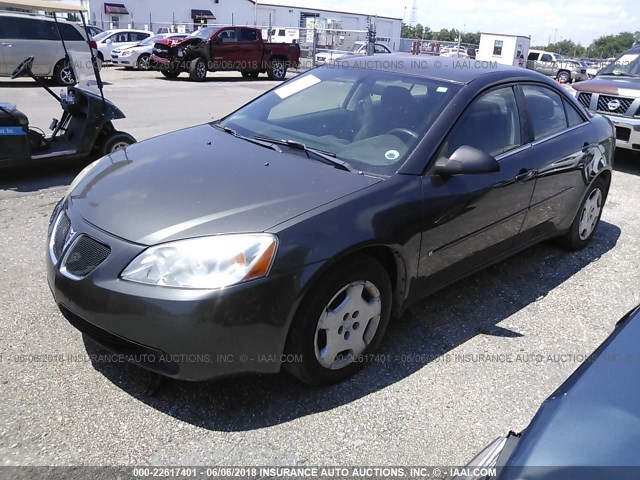 1G2ZF55B564165030 - 2006 PONTIAC G6 SE GRAY photo 2