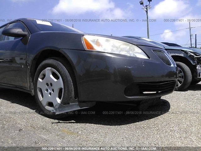 1G2ZF55B564165030 - 2006 PONTIAC G6 SE GRAY photo 6