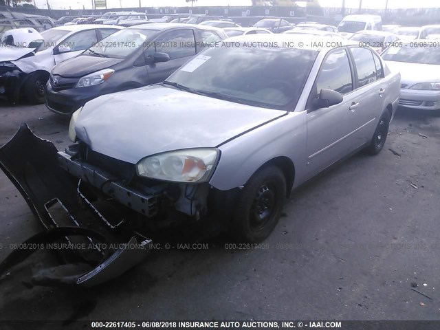 1G1ZS51F36F300695 - 2006 CHEVROLET MALIBU LS 银色 照片 2