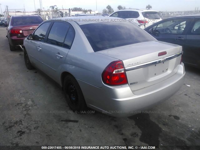 1G1ZS51F36F300695 - 2006 CHEVROLET MALIBU LS 银色 照片 3