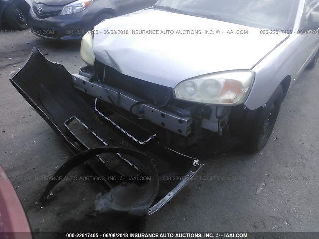 1G1ZS51F36F300695 - 2006 CHEVROLET MALIBU LS 银色 照片 6