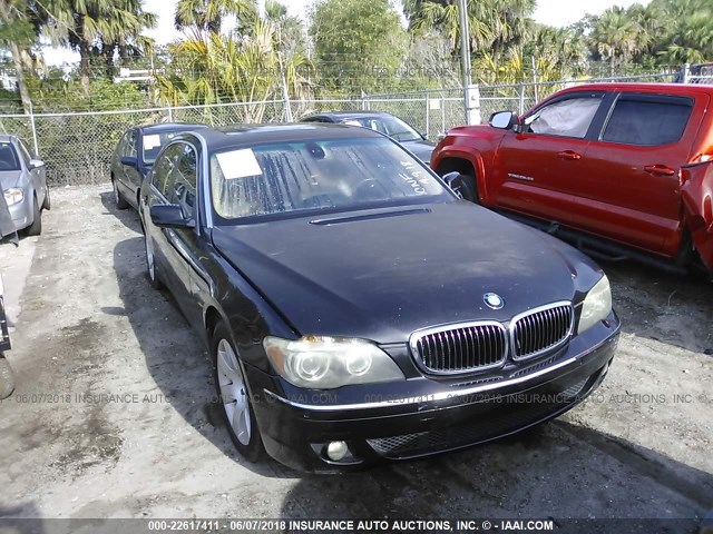 WBAHN83537DT69199 - 2007 BMW 750 BLACK photo 6