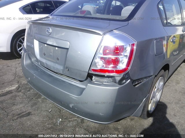 3N1AB61EX8L753807 - 2008 NISSAN SENTRA 2.0/2.0S/2.0SL SILVER photo 6