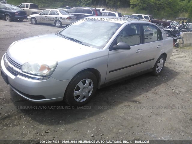 1G1ZS52F94F186083 - 2004 CHEVROLET MALIBU SILVER photo 2