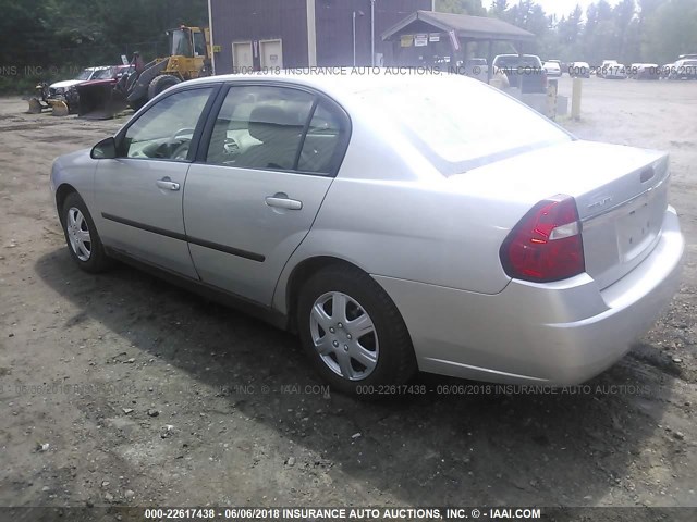 1G1ZS52F94F186083 - 2004 CHEVROLET MALIBU SILVER photo 3