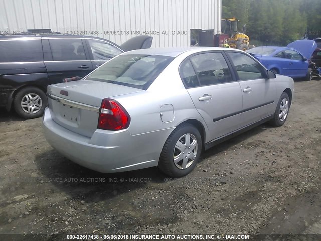 1G1ZS52F94F186083 - 2004 CHEVROLET MALIBU SILVER photo 4