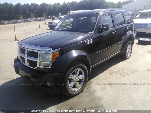 1D8GT58K37W583746 - 2007 DODGE NITRO SLT BLACK photo 2