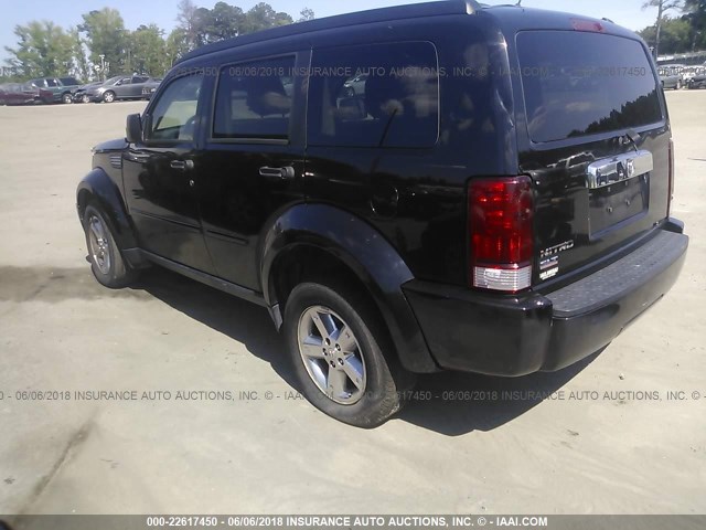 1D8GT58K37W583746 - 2007 DODGE NITRO SLT BLACK photo 3