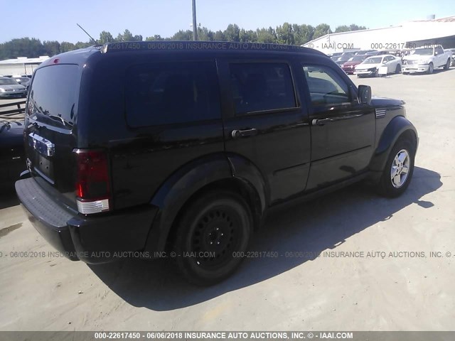 1D8GT58K37W583746 - 2007 DODGE NITRO SLT BLACK photo 4