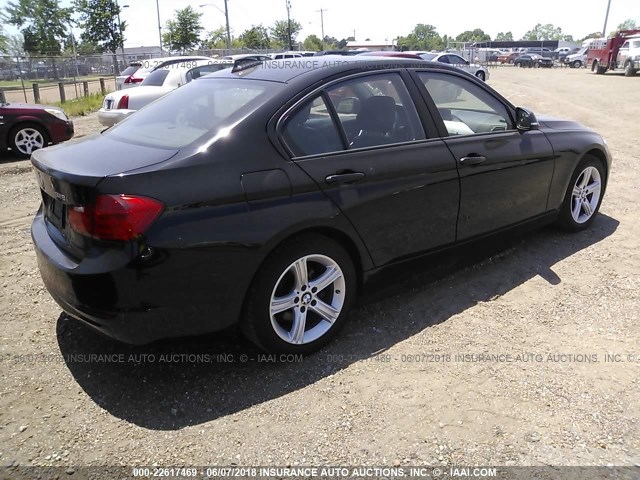 WBA3C1G50DNR45158 - 2013 BMW 328 I SULEV BLACK photo 4