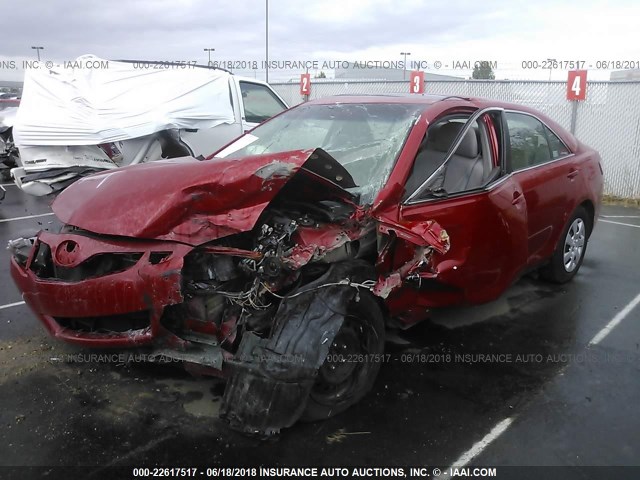 4T1BF3EK7AU097660 - 2010 TOYOTA CAMRY SE/LE/XLE RED photo 6