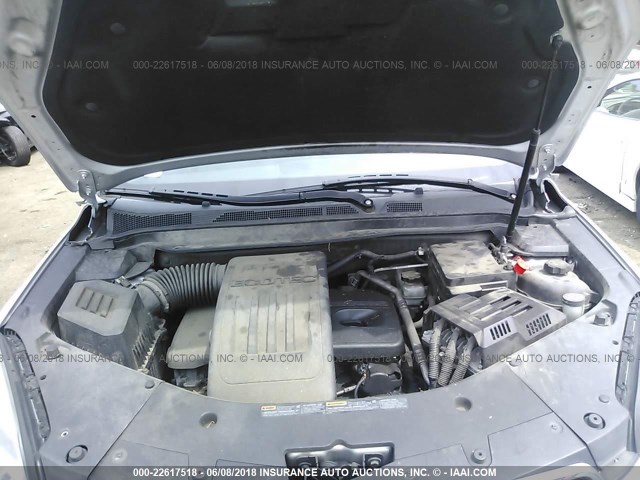 2CNALDEW6A6385925 - 2010 CHEVROLET EQUINOX LT SILVER photo 10