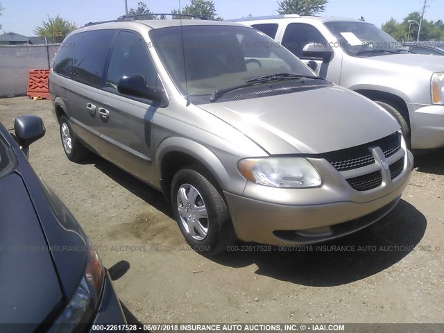 1B4GP44342B578936 - 2002 DODGE GRAND CARAVAN SPORT Champagne photo 1