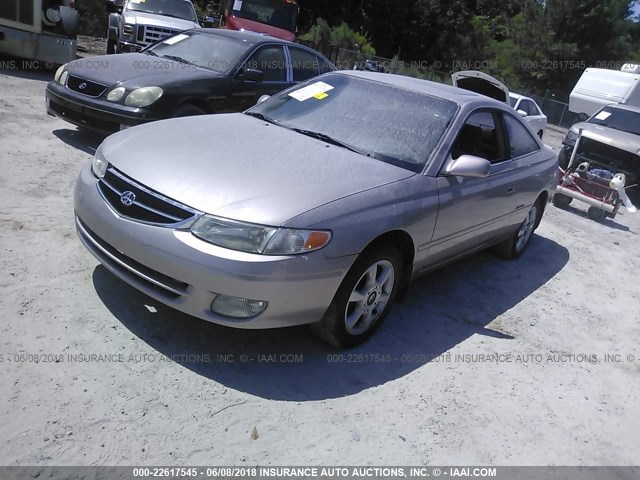 2T1CF22P1XC196497 - 1999 TOYOTA CAMRY SOLARA SE/SLE BEIGE photo 2