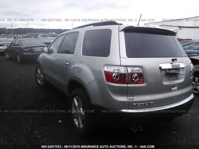 1GKEV33727J127620 - 2007 GMC ACADIA SLT-2 GRAY photo 3