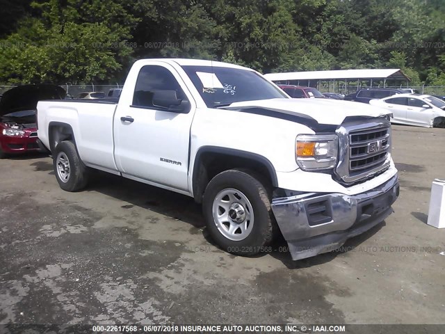 1GTN1TEC6FZ905869 - 2015 GMC SIERRA C1500 WHITE photo 1