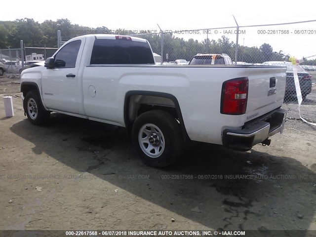 1GTN1TEC6FZ905869 - 2015 GMC SIERRA C1500 WHITE photo 3