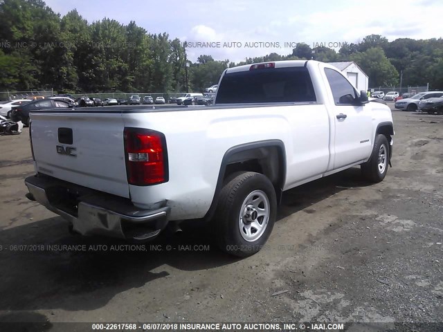 1GTN1TEC6FZ905869 - 2015 GMC SIERRA C1500 WHITE photo 4