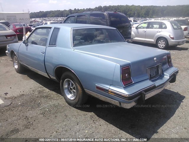 2G2GK11HXH2216116 - 1987 PONTIAC GRAND PRIX LE 蓝色 照片 3