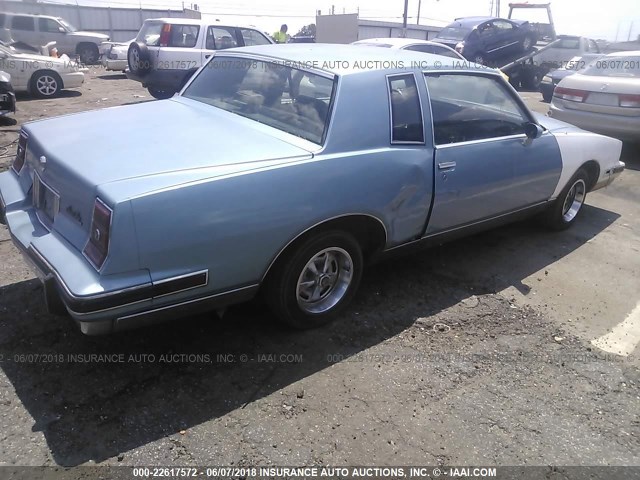 2G2GK11HXH2216116 - 1987 PONTIAC GRAND PRIX LE 蓝色 照片 4