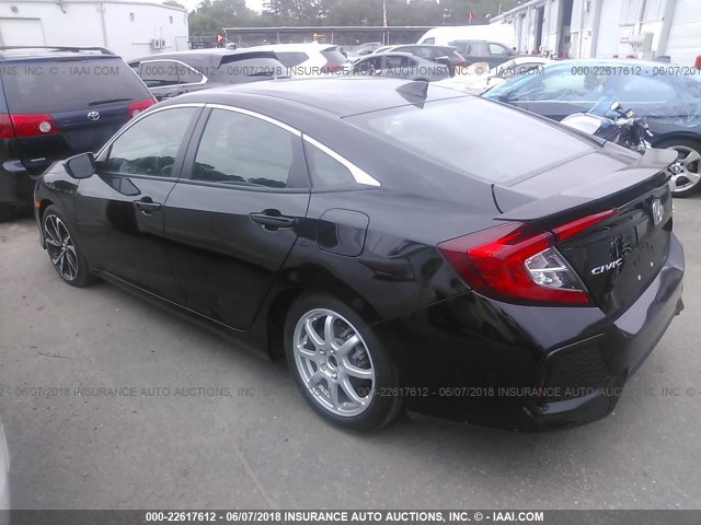 2HGFC1E57HH707617 - 2017 HONDA CIVIC SI BLACK photo 3