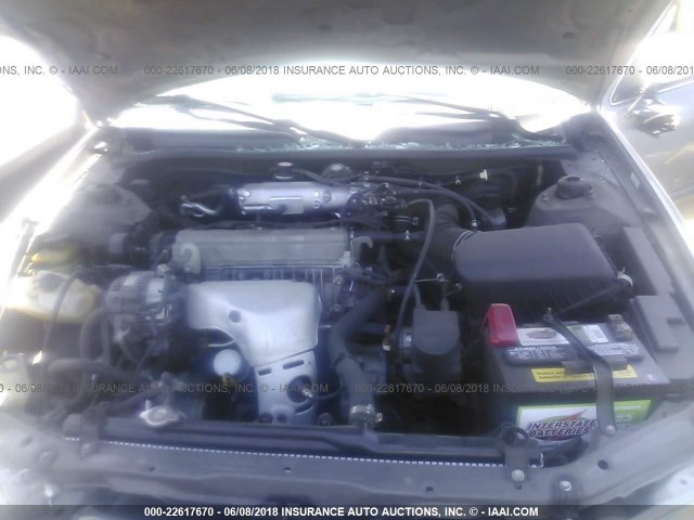 4T1BG22K91U095677 - 2001 TOYOTA CAMRY CE/LE/XLE ნაცრისფერი ფოტო 10