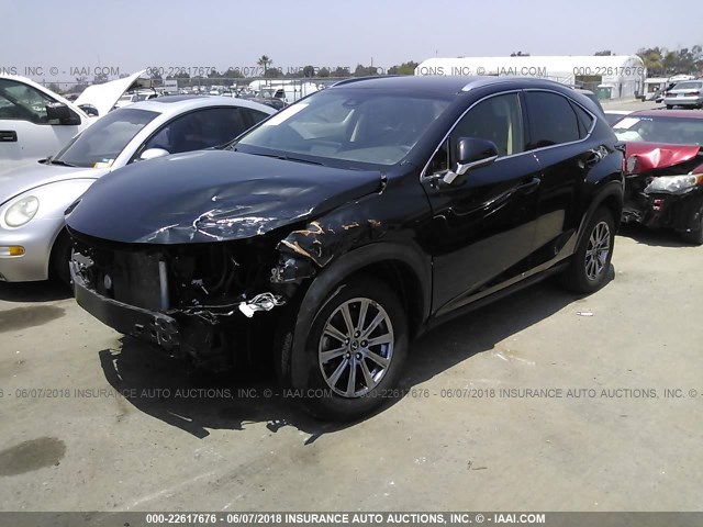 JTJYARBZ6J2095182 - 2018 LEXUS NX 300/BASE/F SPORT BLACK photo 2