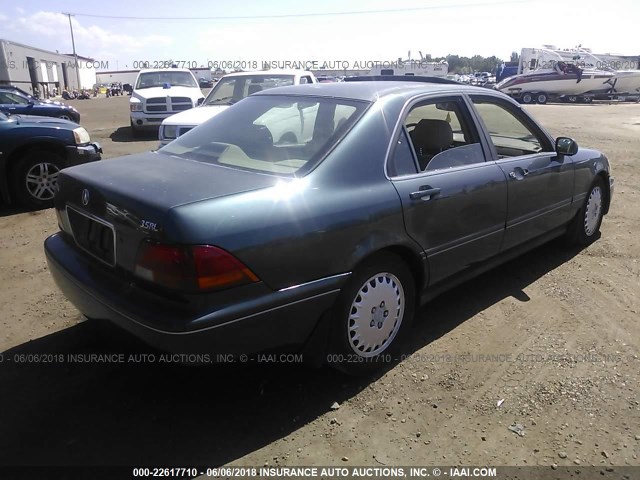 JH4KA9648TC009244 - 1996 ACURA 3.5RL GREEN photo 4