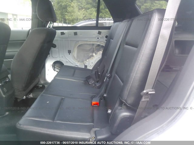 1FM5K8ARXFGC16624 - 2015 FORD EXPLORER POLICE INTERCEPTOR WHITE photo 8