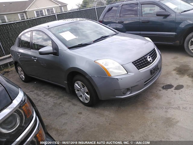 3N1AB61E78L683716 - 2008 NISSAN SENTRA 2.0/2.0S/2.0SL GRAY photo 1