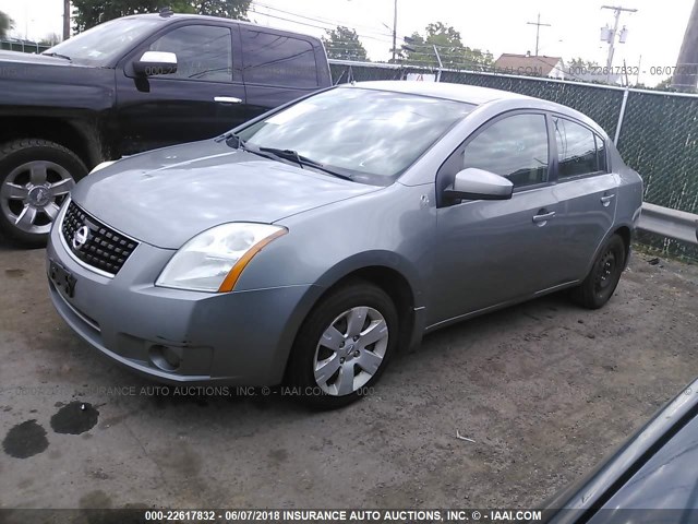 3N1AB61E78L683716 - 2008 NISSAN SENTRA 2.0/2.0S/2.0SL GRAY photo 2