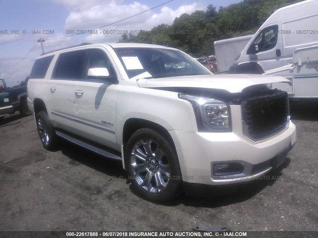 1GKS2JKJ2FR309301 - 2015 GMC YUKON XL DENALI WHITE photo 1