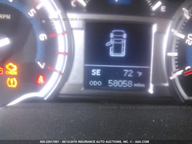 JTEBU5JR9G5338061 - 2016 TOYOTA 4RUNNER SR5 PREM/LTDL/TRAIL/TRD Czerwony zdjęcie 7