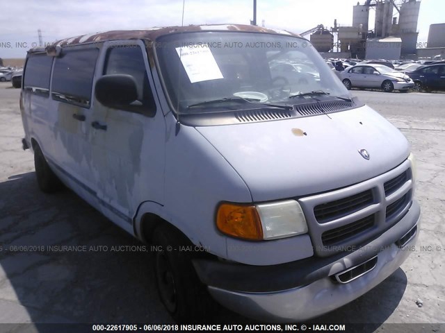 2B7HB11Y11K546894 - 2001 DODGE RAM VAN B1500 SILVER photo 1