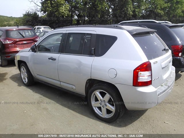 1J8FF57WX7D383330 - 2007 JEEP COMPASS LIMITED SILVER photo 3