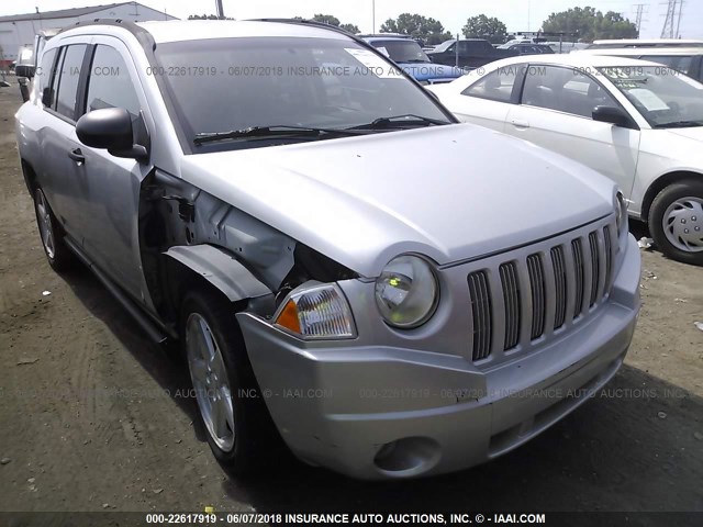 1J8FF57WX7D383330 - 2007 JEEP COMPASS LIMITED SILVER photo 6