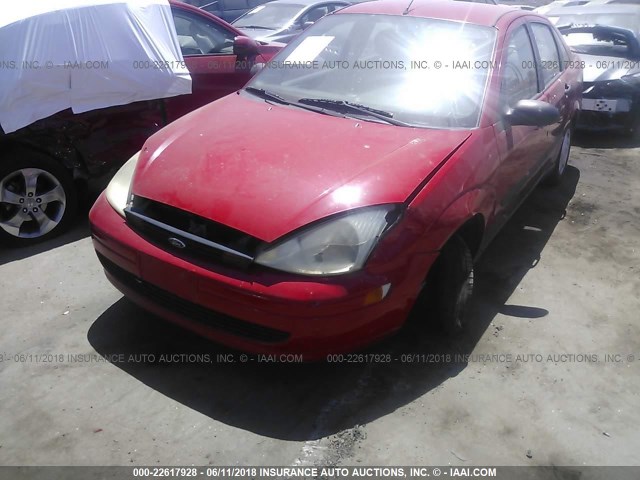 1FAFP33P91W180776 - 2001 FORD FOCUS LX RED photo 6